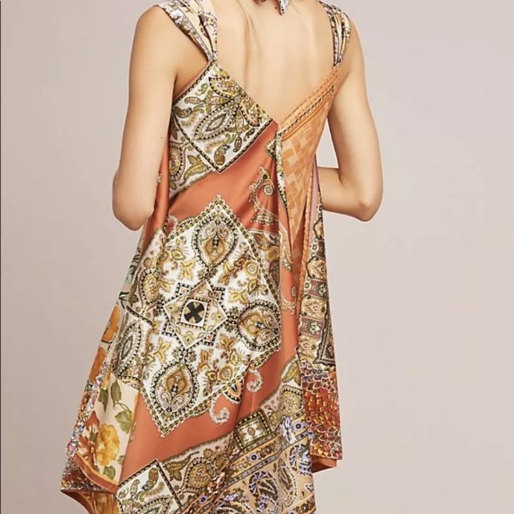 Anthropologie Tiny satin dress XS NWT - Picture 3 of 10